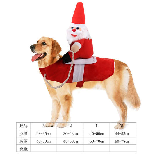 Cowboy Rider Dog Costume – Pet Suit for Small to Large Dogs