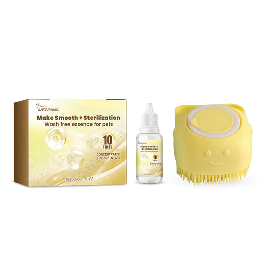 Pet Wash-free Essence Set – Dry Cleaning Care for Cats and Dogs